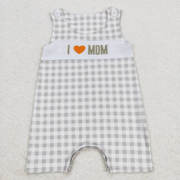 RTS Matching kids clothing embroidery i mom print clothing baby summer clothing-2026.4.18