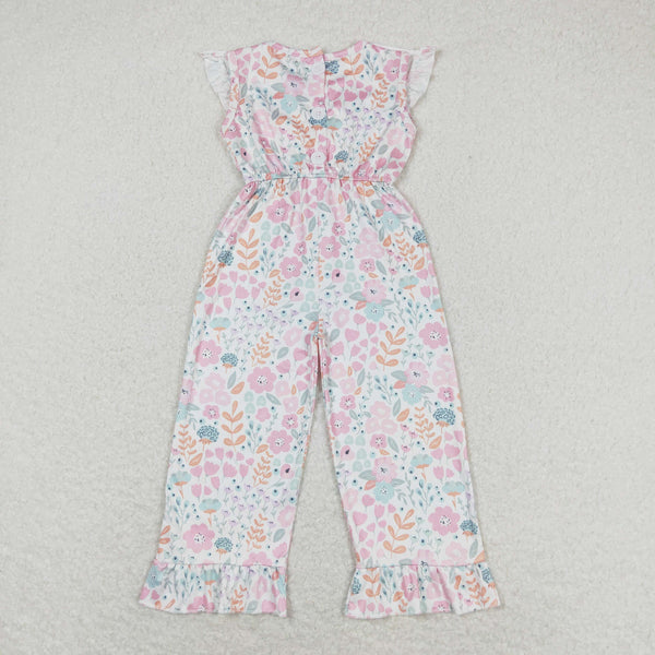 SR1139 RTS baby girl clothes cartoon mouse floral toddler girl summer romper