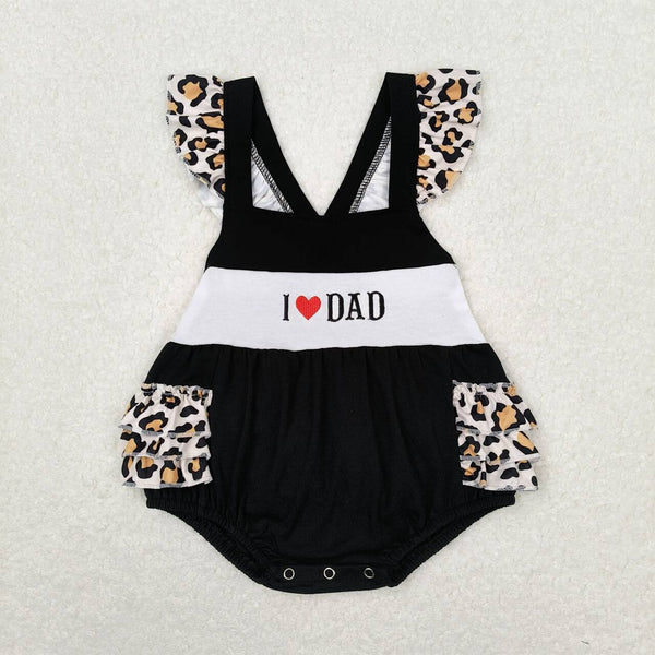 RTS Matching kids clothing embroidery I love dad print clothing girl summer clothing-2026.4.18