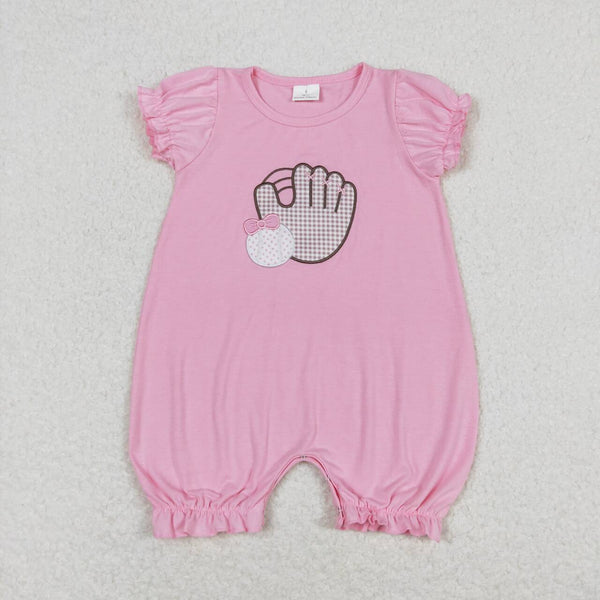RTS  Matching clothing kids cartoon embroidery baseball print clothing baby summer clothing-2026.3.11