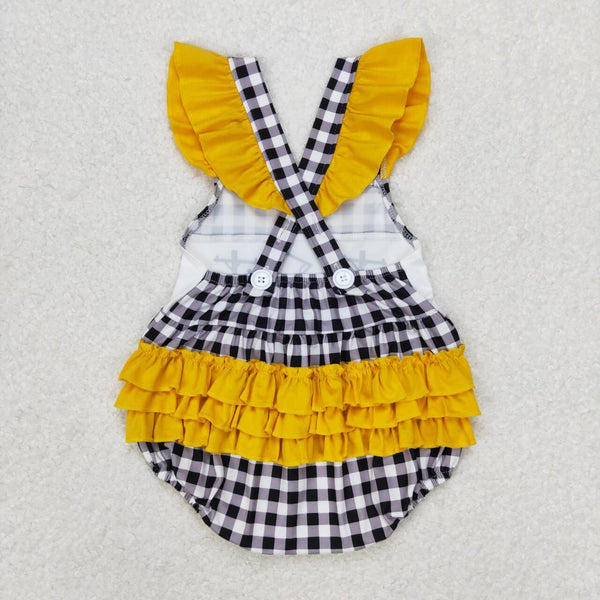 SR1222 RTS baby girl clothes lineman toddler girl summer bubble