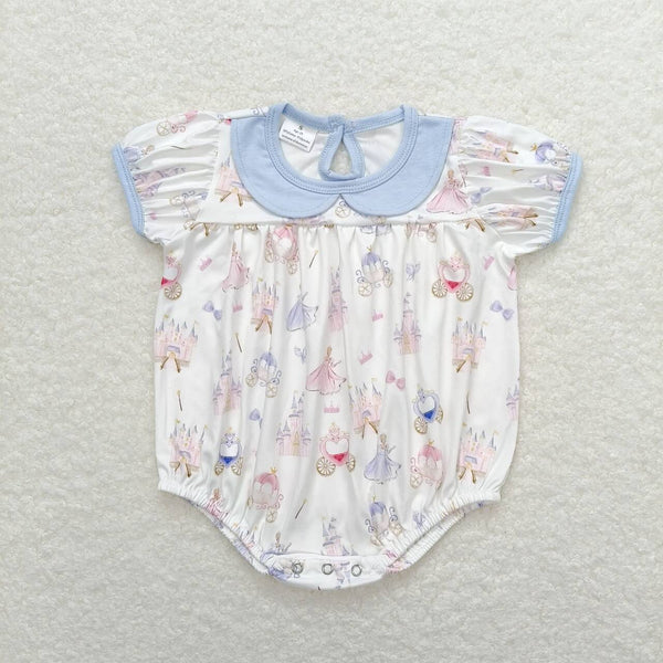 SR1477 RTS baby girl clothes princess castle toddler girl summer bubble