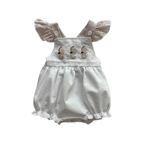 SR1502 pre-order baby girl clothes seahorse toddler girl summer  ¡ꡧembroidery¡ê?