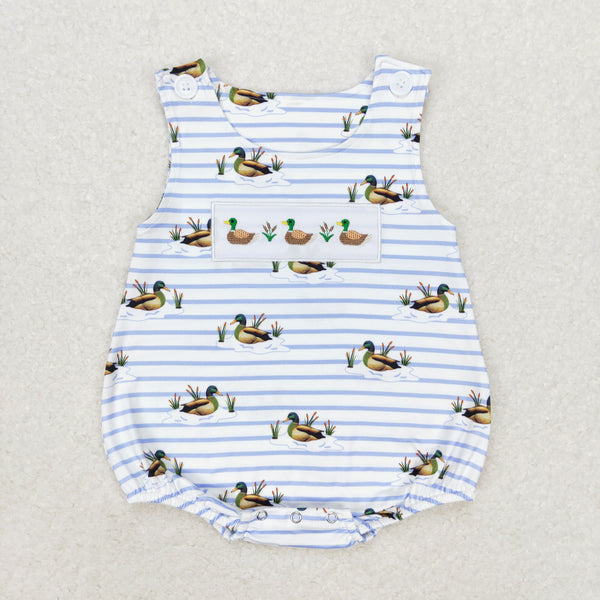 SR1583 USA warehouse 25.5.14-1 RTS baby boy clothes mallard toddler boy summer bubble embroidery