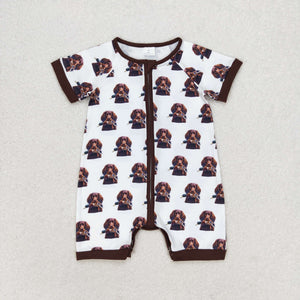 SR1687 RTS baby boy clothes  hunting toddler boy summer romper