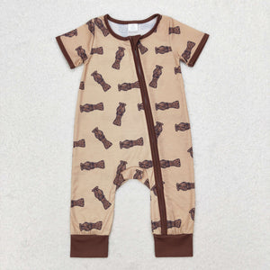 SR1900 RTS baby boy clothes hunting toddler boy summer rompe Bamboo