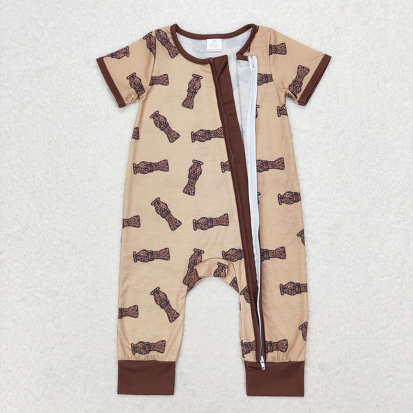 SR1900 RTS baby boy clothes hunting toddler boy summer rompe Bamboo