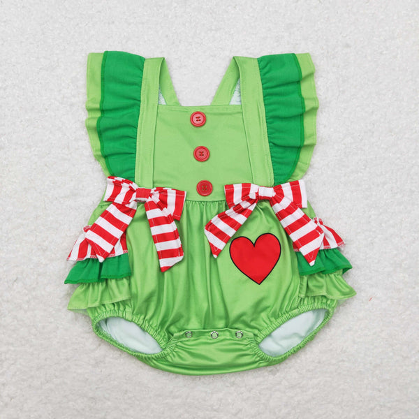 SR1912 RTS baby girl clothes heart baby christmas bubble