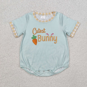 SR2198 RTS baby boy clothes cute bunny boy easter buble