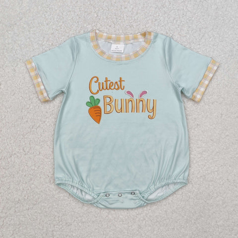 SR2198 RTS baby boy clothes cute bunny boy easter buble