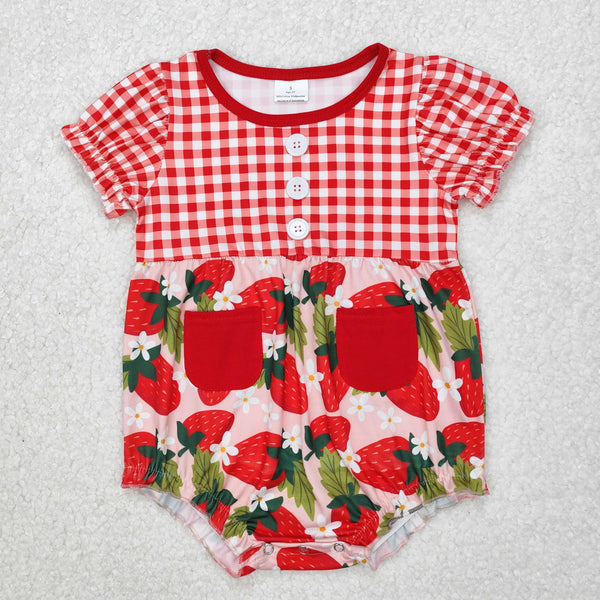 RTS kids matching clothing red strawberry summer matching clothing