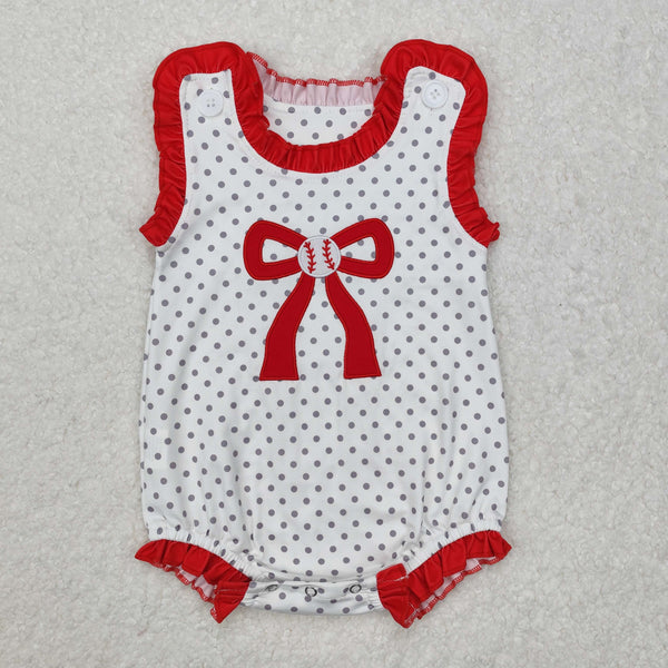 RTS Matching clothing kids embroidery baseball print clothing baby girl summer bubble-2026.3.11