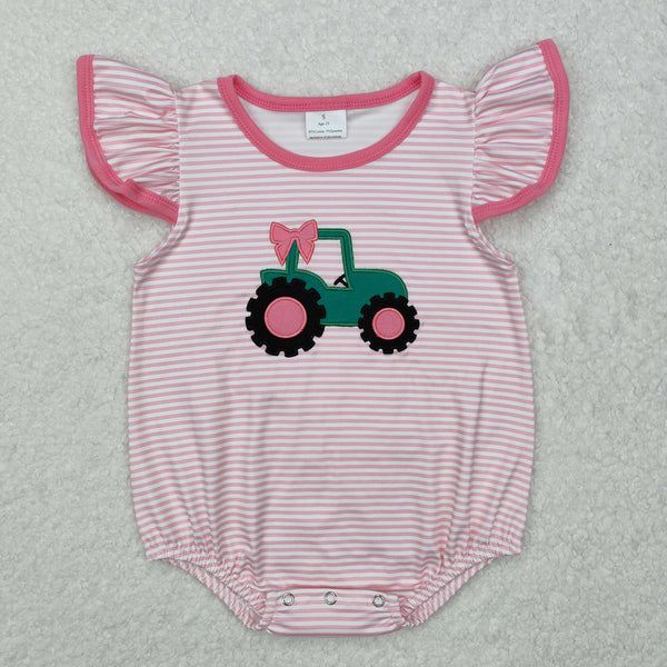 USA warehouse 25.5.17 RTS kids matching farm clothes tractor kids summer clothes
