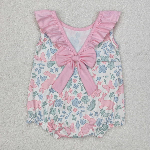 RTS girl summer clothes floral girl easter matching clothing