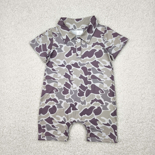 RTS USA warehouse 25.5.26 baby boy clothes camo hunting clothes boy summer romper