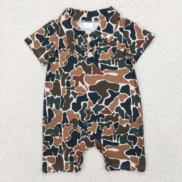 RTS USA warehouse 25.5.26 baby boy clothes camo hunting clothes boy summer romper