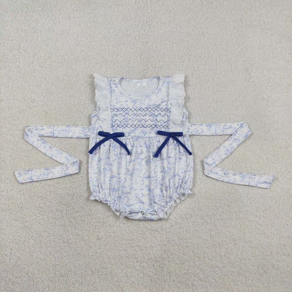 SR3219 RTS baby girl clothes rabbit embroidery girl easter clothes spring clothing