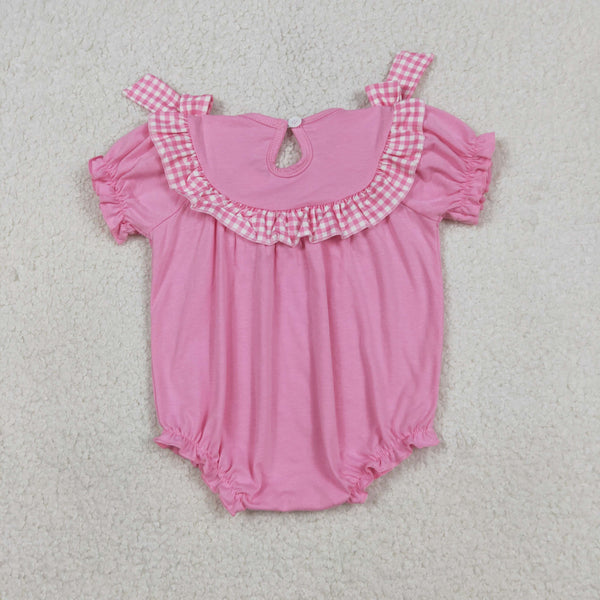 SR3250 RTS baby girl clothes smock cross girl easter summer bubble
