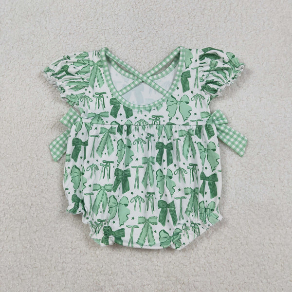 RTS kids matching clothing bows print clothing girl St. Patrick clothing-2025.12.13