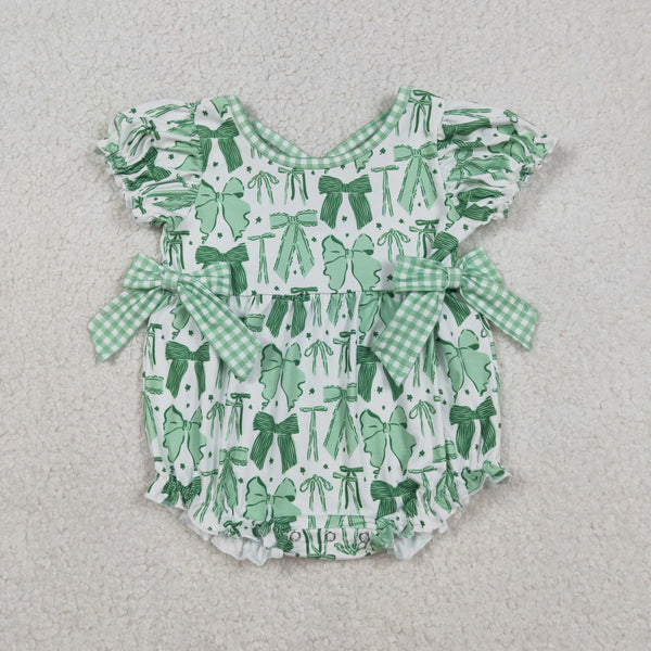 RTS kids matching clothing bows print clothing girl St. Patrick clothing-2025.12.13