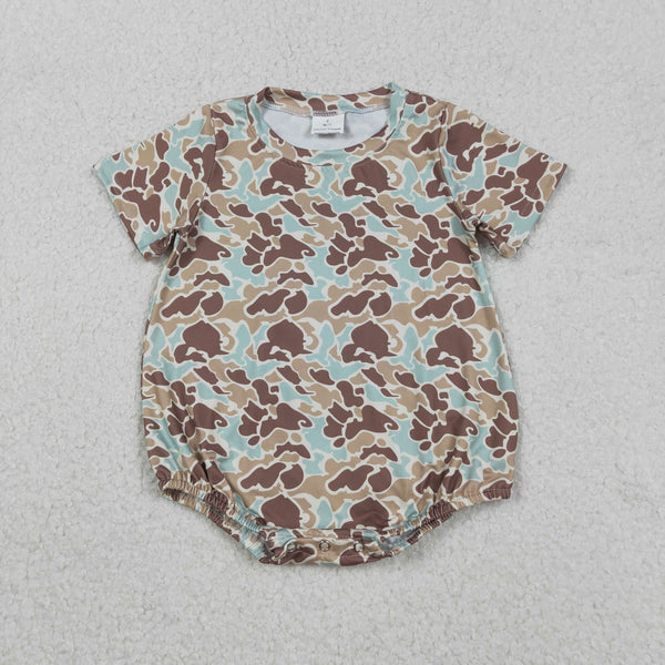 SR3449 RTS baby boy clothes camo boy  summer bubble
