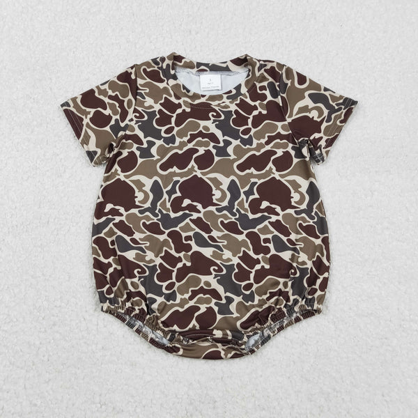 SR3453 RTS baby boy clothes camo boy summer bubble