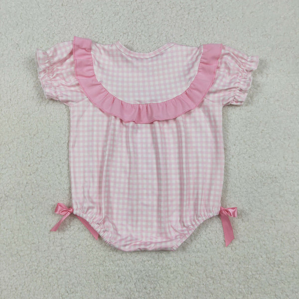 RTS  Matching kids clothing bunny print clothing baby easter summer bubble-2026.3.6