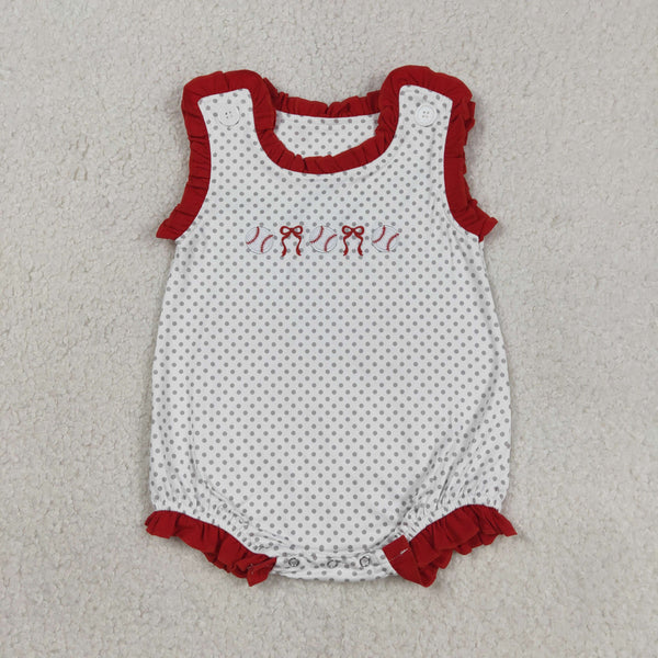 SR3581 RTS baby boy clothes baseball embroidery boy summer bubble