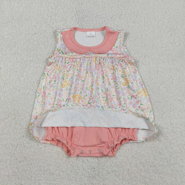 SR3628 RTS baby girl clothes floral girl summer bubble