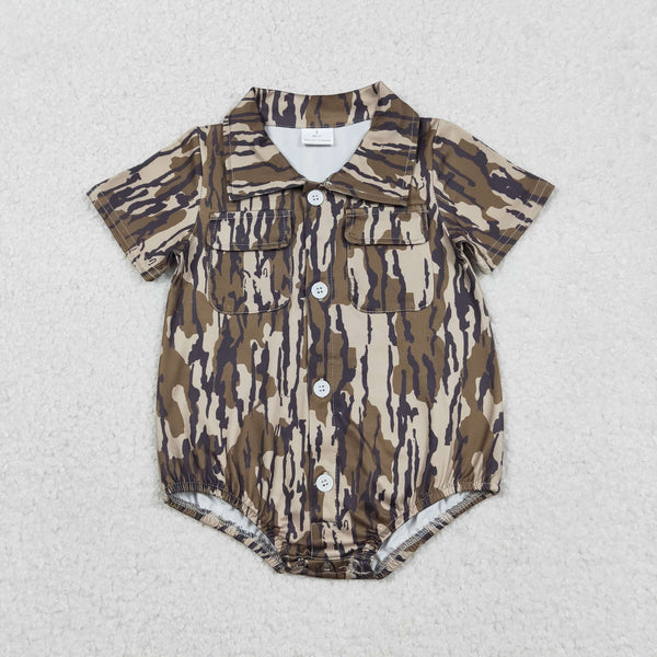 SR3653 RTS baby boy clothes camo boy summer bubble