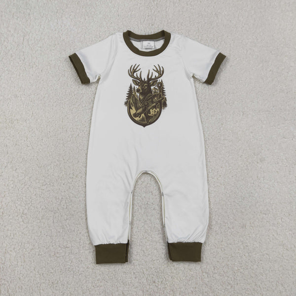 RTS kids matching clothing hunting print clothing baby boy summer romper-2026.2.5
