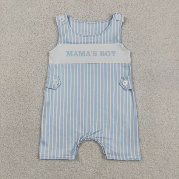 SR3972 RTS baby boy clothes mama's boy print toddler boy summer romper