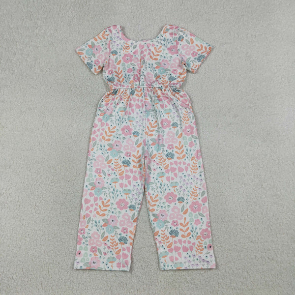 RTS SR3987 baby girl clothes flower girl summer  jumpsuit