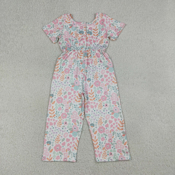 RTS SR3987 baby girl clothes flower girl summer  jumpsuit