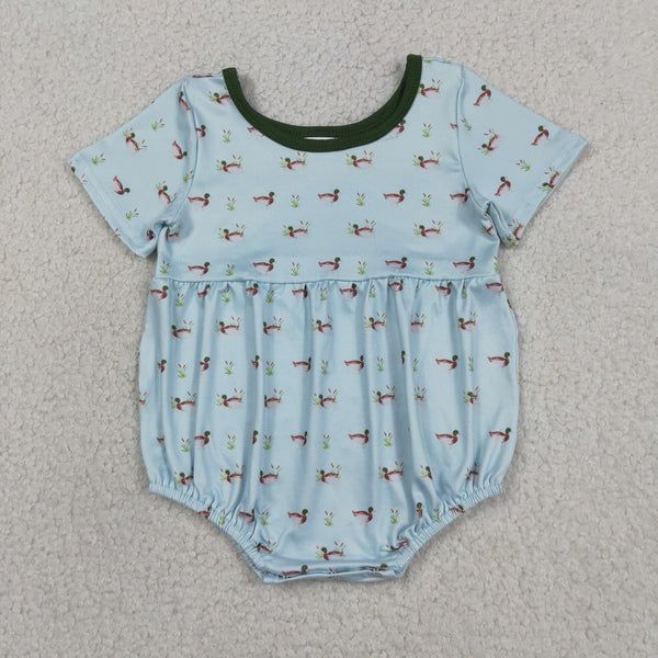 SR3999 RTS baby clothes mallards toddler boy summer bubble summer onesie
