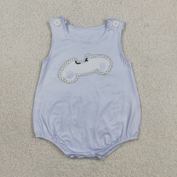 SR4013 RTS baby boy clothes car print toddler boy summer bubble