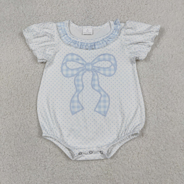 SR4089 RTS baby girl clothes bows toddler girl summer bubble