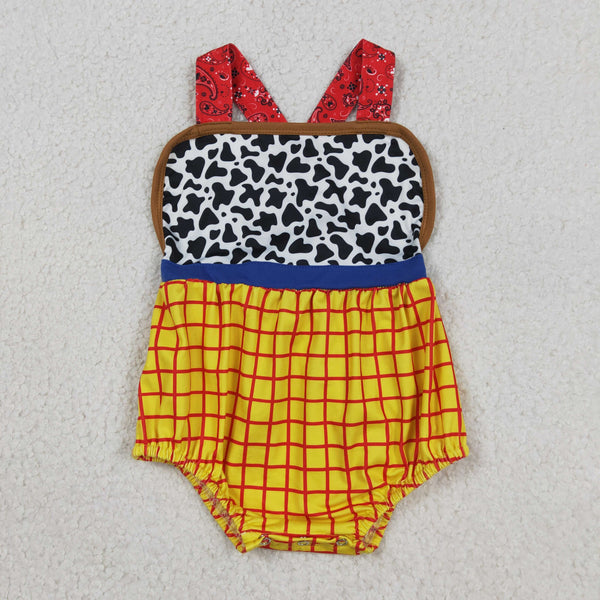 SR4114 RTS baby clothes cartoon toddler boy summer bubble farm clothes