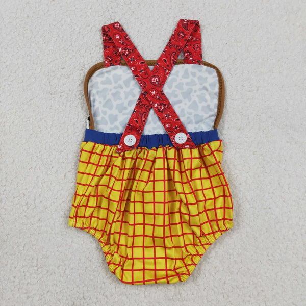SR4114 RTS baby clothes cartoon toddler boy summer bubble farm clothes