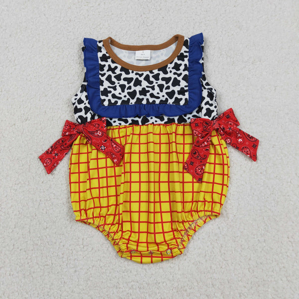 SR4115 RTS baby clothes cartoon toddler girl summer bubble