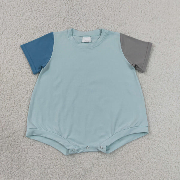 RTS SR4158 baby clothes blue cotton girl summer bubble