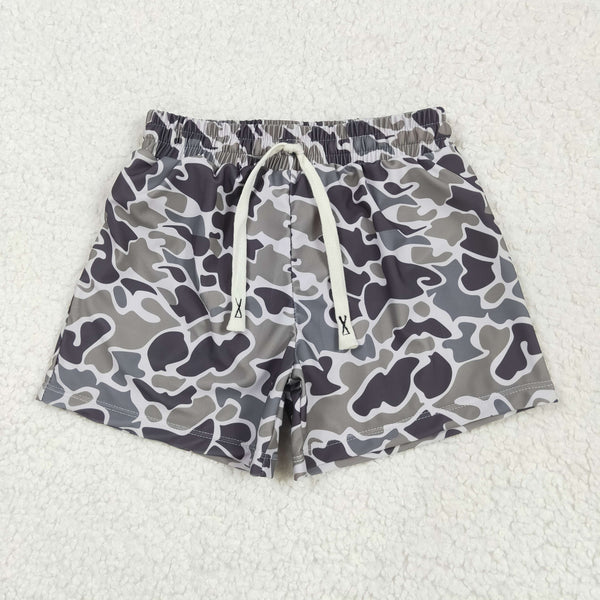 RTS 3-6M-6-7T toddler clothes matching clothing camo print shorts baby boy summer swim trunks-2026.2.2