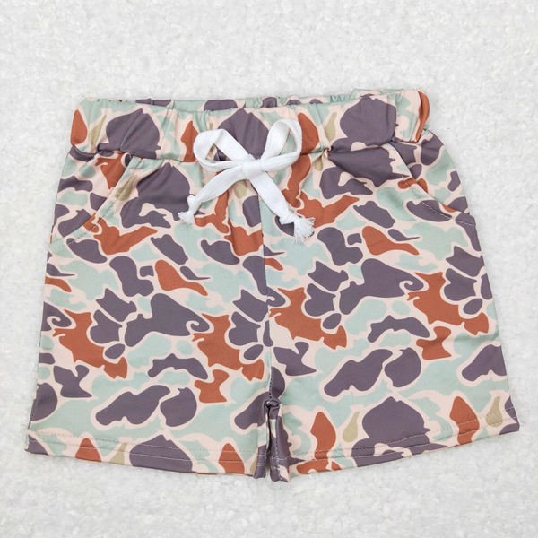 RTS 3-6M to 7-8T toddler clothes camo kids boy summer shorts bottom summer maching clothes