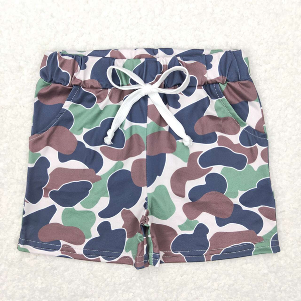 RTS 3-6M to 7-8T toddler clothes camo kids boy summer shorts bottom summer maching clothes