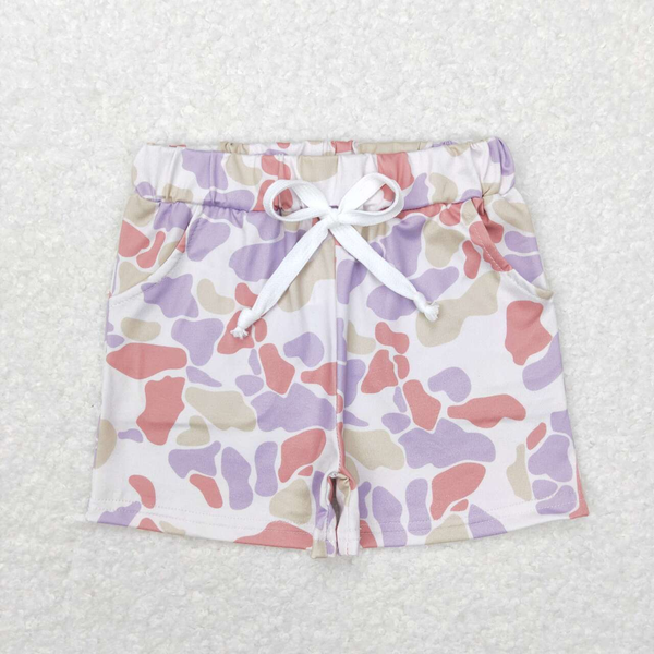 RTS 3-6M to 7-8T toddler clothes camo kids boy summer shorts bottom summer maching clothes