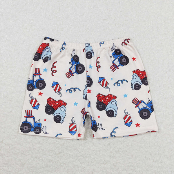 SS0257 RTS baby boy clothes truck red toddler boy summer shorts bottom 3-6M to 7-8T¡ꡧprint¡ê?