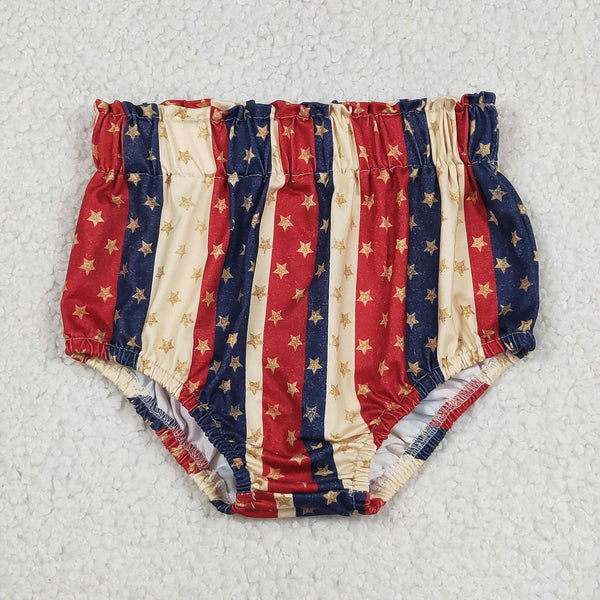 SS0313 RTS toddler clothes star 4th of july clothes  girl summer bummies shorts