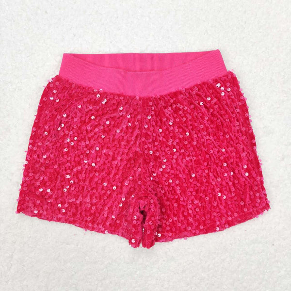 SS0351 RTS toddler clothes hot sequins baby girl summer shorts