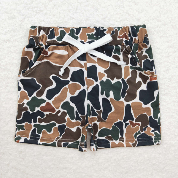 RTS 3-6M to 7-8T toddler clothes camo kids boy summer shorts bottom summer maching clothes
