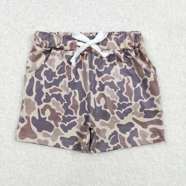 RTS 3-6M to 7-8T toddler clothes camo kids boy summer shorts bottom summer maching clothes